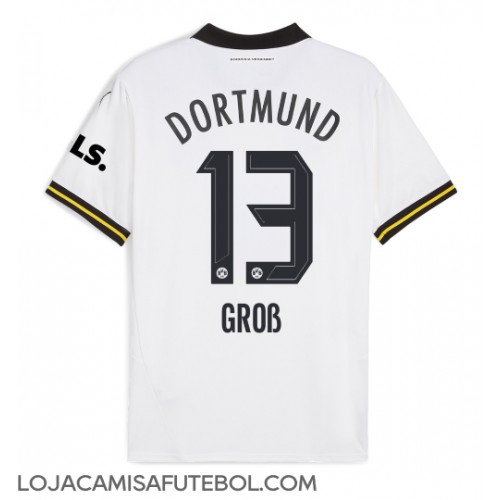 Camisa de Futebol Borussia Dortmund Pascal Gross #13 Equipamento Alternativo 2024-25 Manga Curta